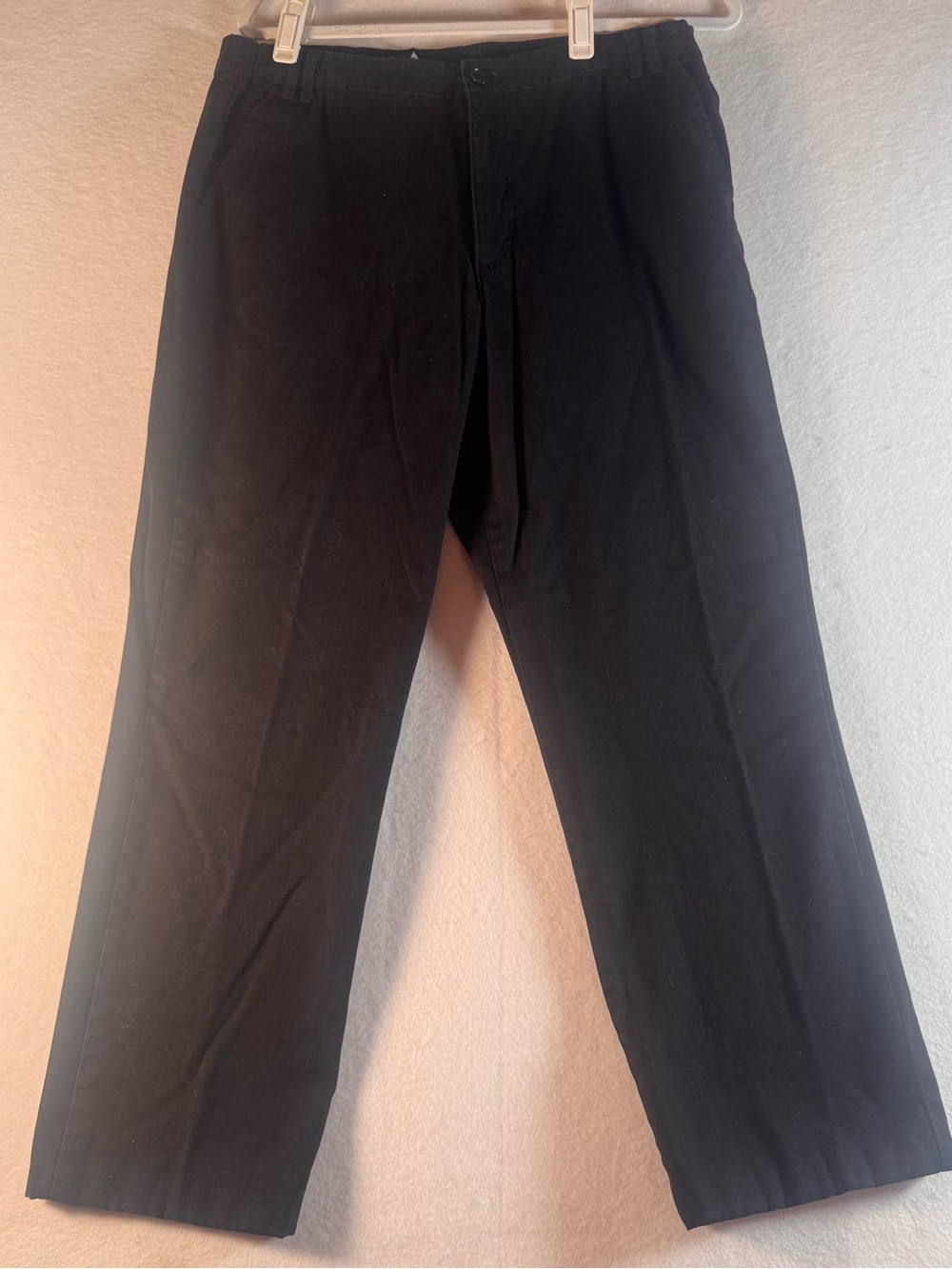 Gloria Vanderbilt Amanda Black Straight Leg Pants Size 14